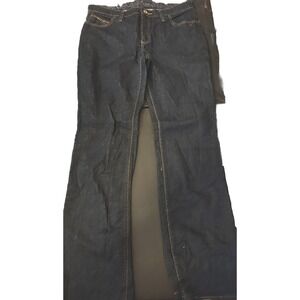 WRANGLER Q-Baby Jeans Size 13/14 Womens Mid Rise Boot Cut Denim Blue